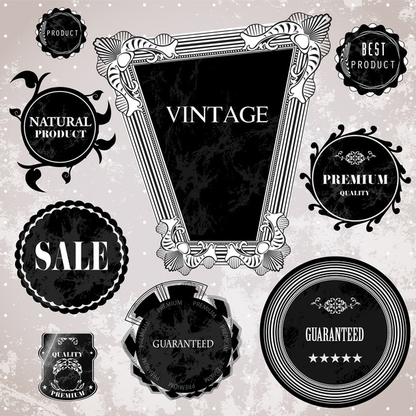 Sale, best offer, summer sales, high quality labels and signs - Vector, Image