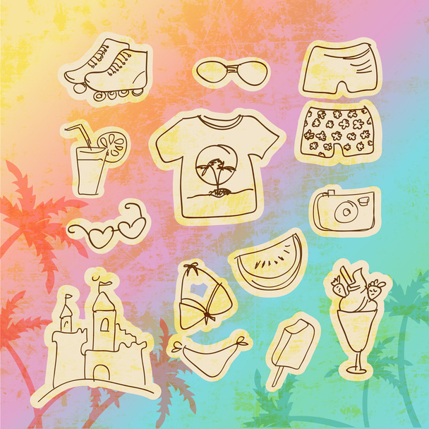 Vector set of travel icons - Vector, Image