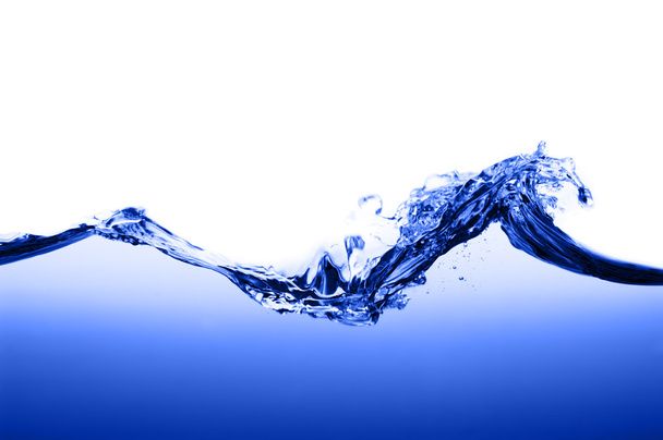 Блакитна вода проти білий - Фото, зображення