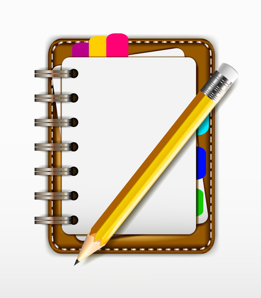 Notepad for you design - Вектор,изображение