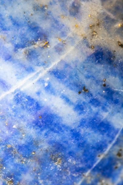 Extreme close-up van blauwe kwartskristal - Foto, afbeelding
