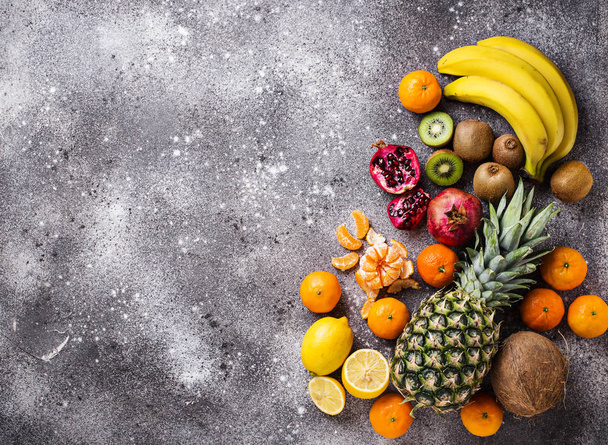Assortment of fresh tropical fruits - Fotografie, Obrázek