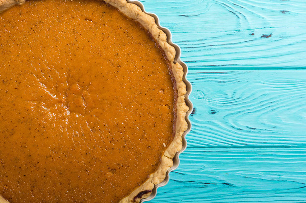 Homemade american traditional pumpkin pie - Photo, Image
