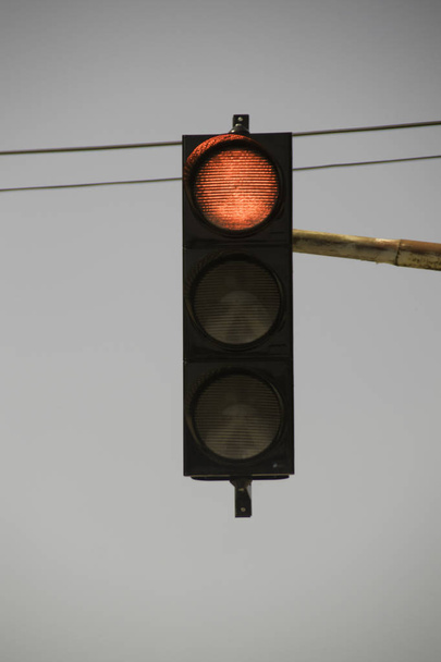 Semáforos - luz roja
 - Foto, Imagen