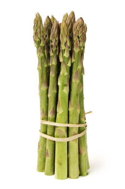 Asparagus on white background - Фото, зображення