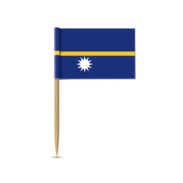 Nauru zászló - Vektor, kép