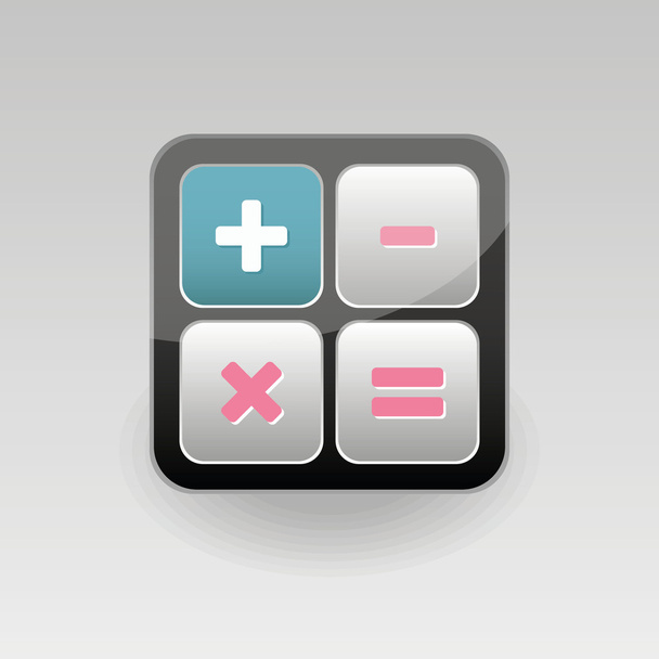 app pictogram rekenmachine - Vector, afbeelding