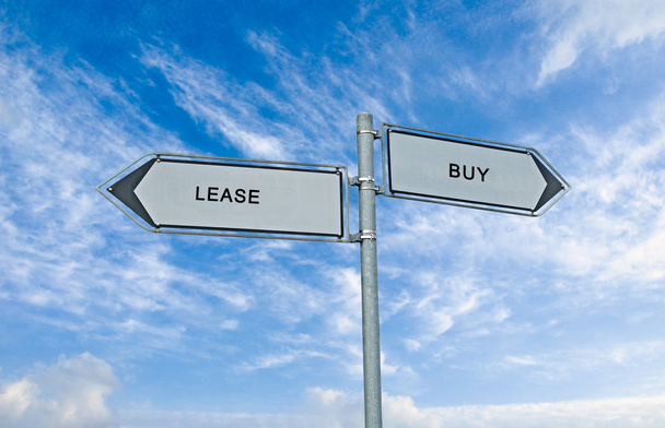 Road sign to lease and buy - Photo, Image