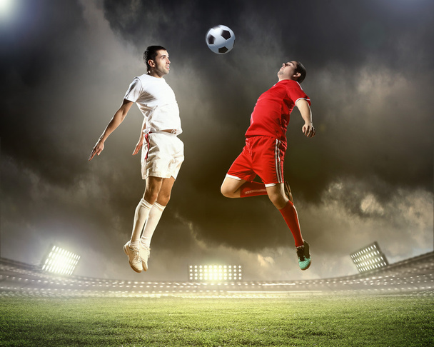 Two football player - Foto, Bild