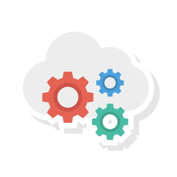 setting  configure   cloud   vector illustration  - Vector, Image