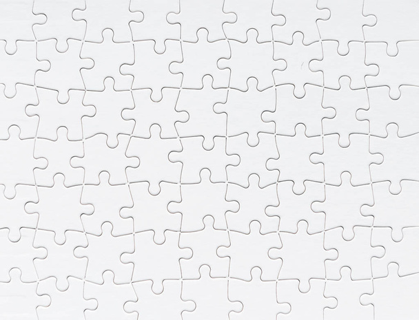 White jigsaw puzzle background - Photo, image