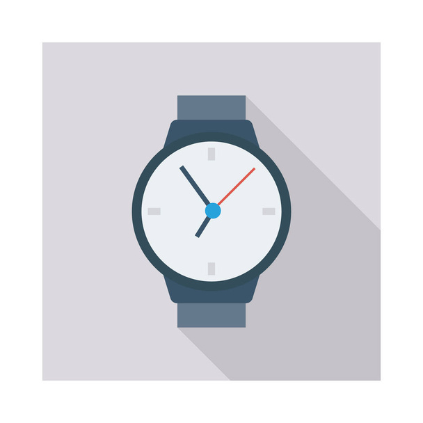 wrist watch flat icon, vector, illustration - Wektor, obraz