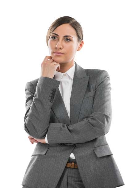 Business woman thinking - Zdjęcie, obraz