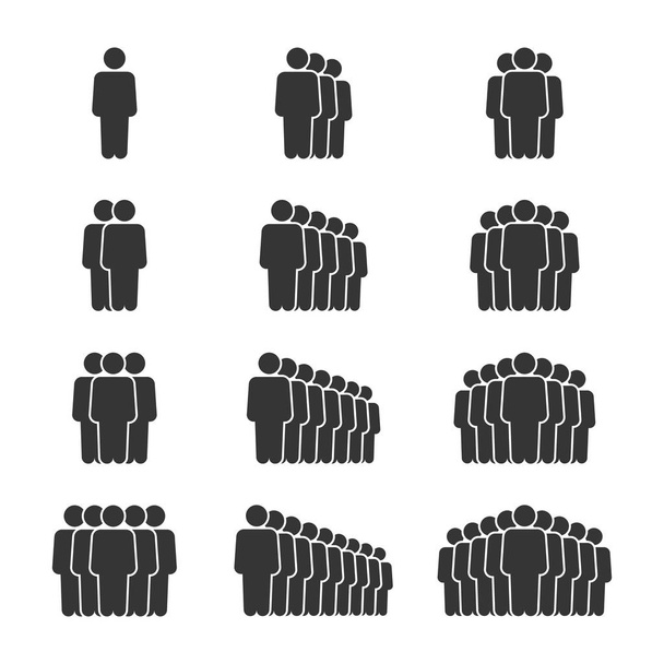People Icon e 'arrivata con l'ombra. Segni di folla. Simbolo delle persone per la progettazione del sito web infografica, logo, app, UI. Illustrazione vettoriale
. - Vettoriali, immagini