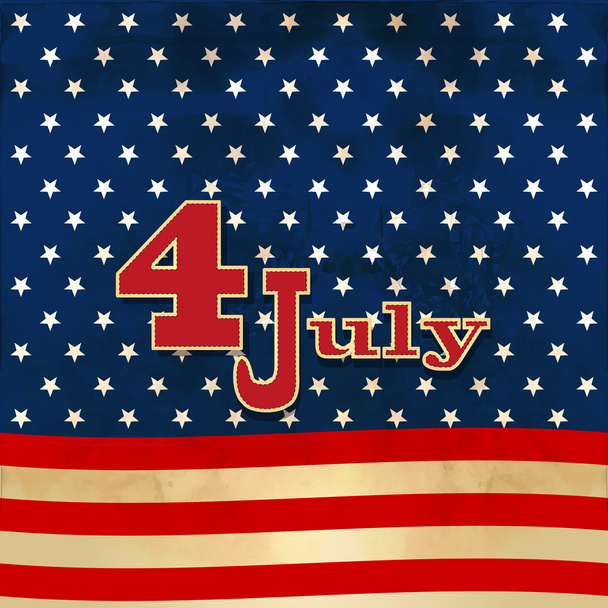 Фон американского флага со звездами, символизирующими 4 июля
 - Фото, изображение