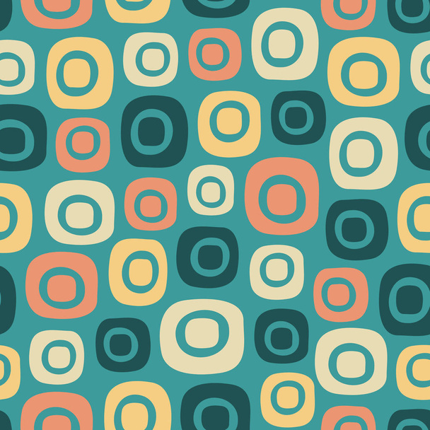 Patrón abstracto sin costuras con la imagen de formas geométricas ovaladas
 - Vector, imagen