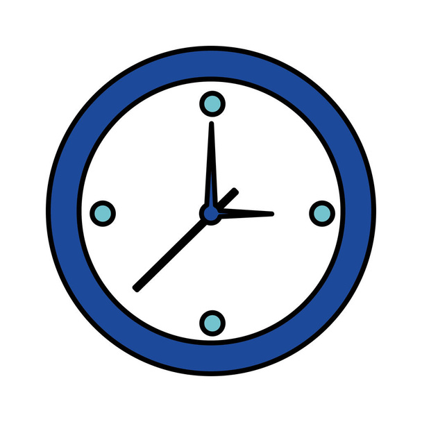 horloge ronde temps sur fond blanc
 - Vecteur, image
