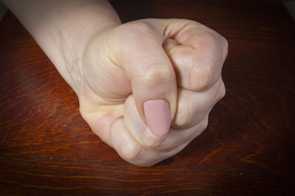 Hand clenched into a fist - Foto, afbeelding