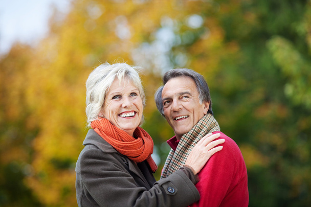 A Senior Couple Posing - Foto, immagini