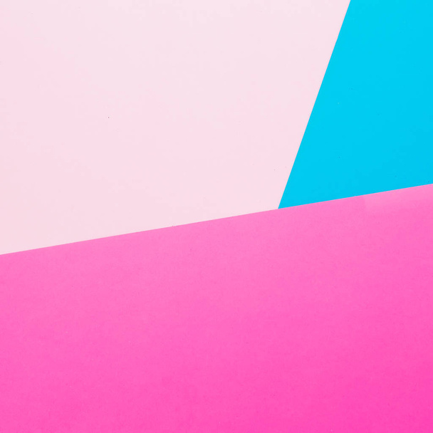 Blue and pink texture background. Flat lay. Top view - Photo, Image