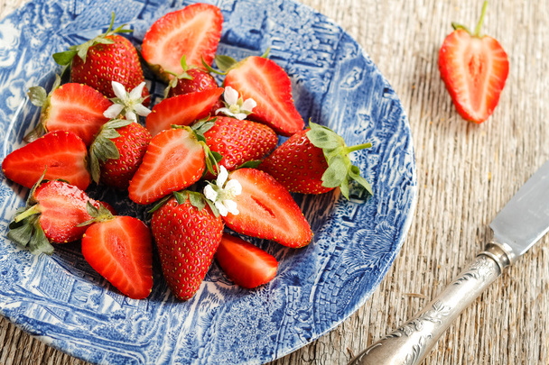 frische Erdbeere - Foto, Bild