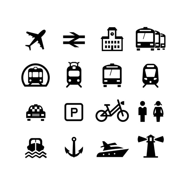 輸送標識とロゴ - ベクター画像