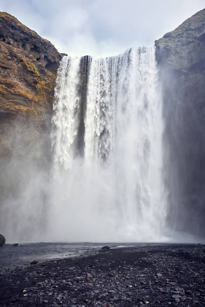 Beautiful Skogafoss waterfall - Valokuva, kuva