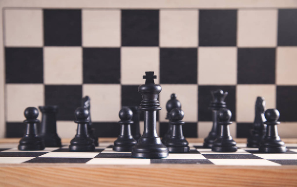 Chess. Intelligence game. Competition strategy concept - Valokuva, kuva