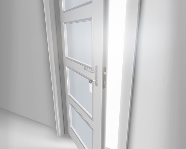 Open door - Vector, Image