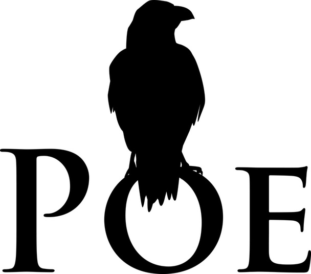 El cuervo - Edgar Allan Poe
 - Vector, imagen