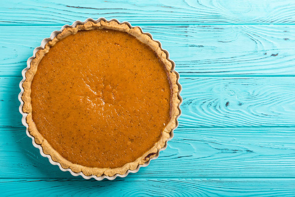 Homemade american traditional pumpkin pie - Foto, immagini