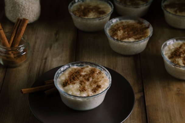 Dessert rice pudding - Photo, image