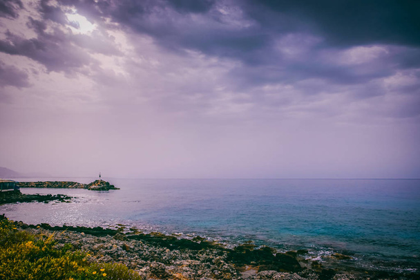 Морський пейзаж. Морська поїздка на Крит - Фото, зображення