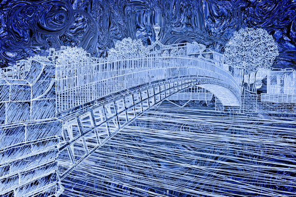 ダブリンの最も有名な橋「半分のペニー橋」を呼ばれる原因  - 写真・画像