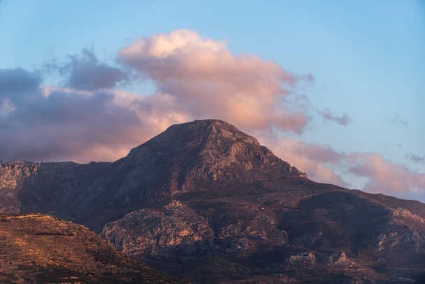 Mountain on the Falasarna beach in Crete - Photo, image