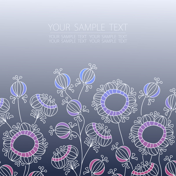 Flowers vector illustration - Vettoriali, immagini