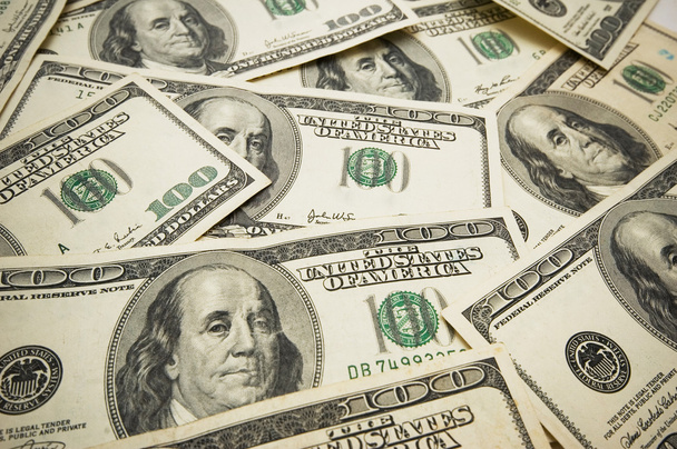 American dollars arranged - Фото, изображение