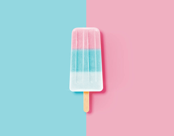 Realistic clean and pastel icecream, vector illustration - Vektor, kép