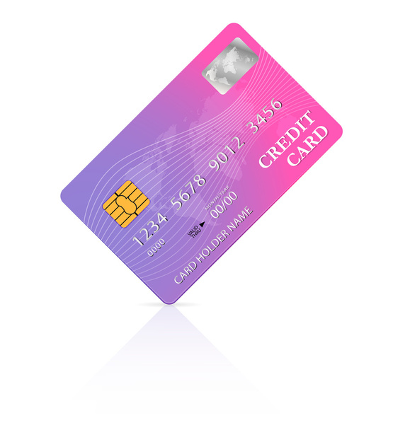 Credit card design - Vecteur, image