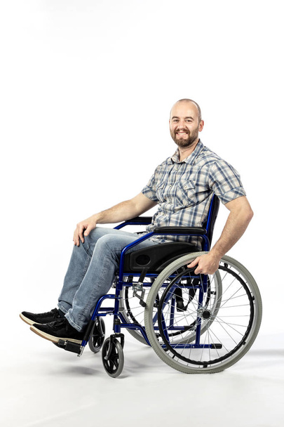 man on wheelschair - Zdjęcie, obraz