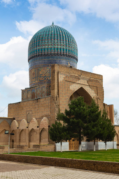 Semerkant antik kentinin muhteşem oryantal mimarisi, Özbekistan - Fotoğraf, Görsel