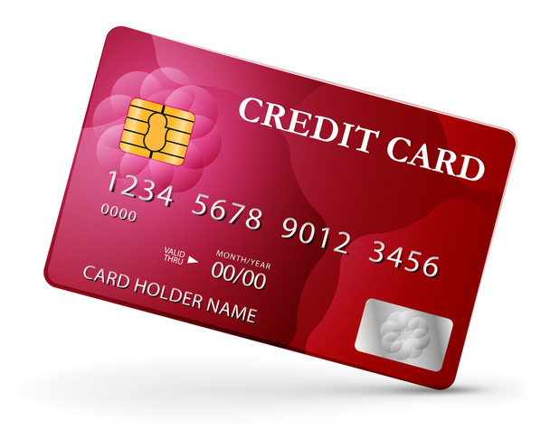 Credit card design - Vector, Image