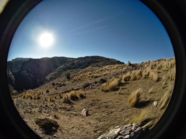 У верхній частині Серра-Ванк, прямо в гору з Ла Cumbrecita, Кордова, Аргентина - Фото, зображення