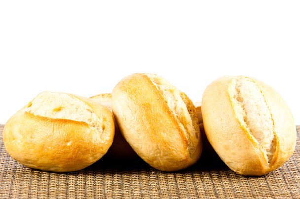 bun bread isolated on white background - Valokuva, kuva