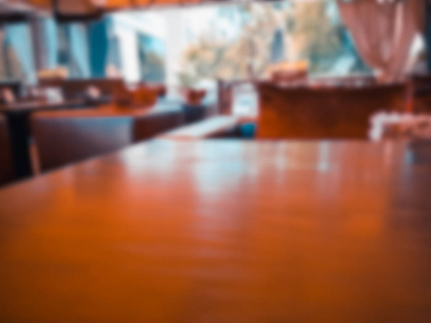 インテリアのカフェ。背景をぼかした写真 - 写真・画像