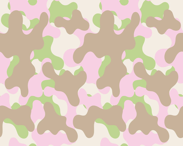 Camouflage pattern.Seamless  - Vector, Image