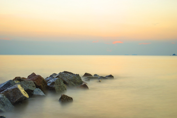 Felsen und Sonnenuntergang - Foto, Bild