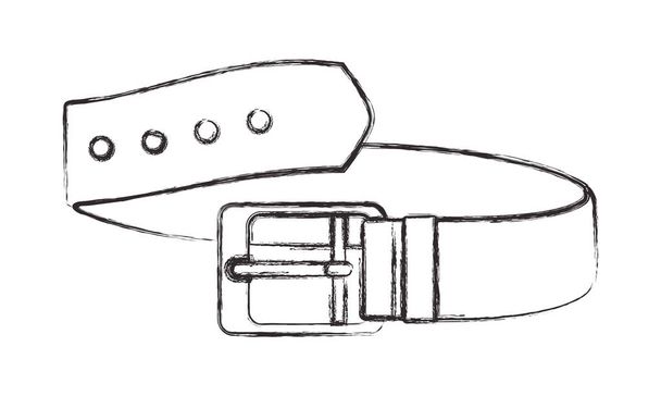 masculino elegante cinturón icono
 - Vector, imagen