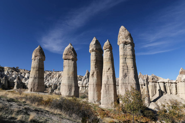 Rock Formations in Love Valley, Cappadocia, Nevsehir, Turkey - Fotografie, Obrázek