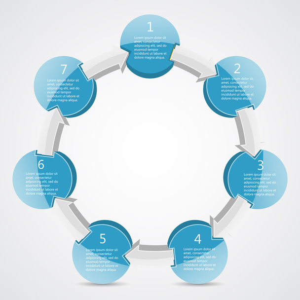 Шаблон для бизнес-презентации (инфографика)
) - Вектор,изображение